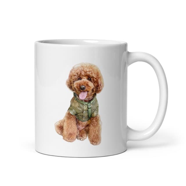 A pet artwork made with mochi