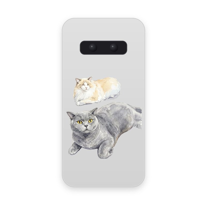 Samsung Galaxy S10 Plus用ペット写真スマホケースの作例