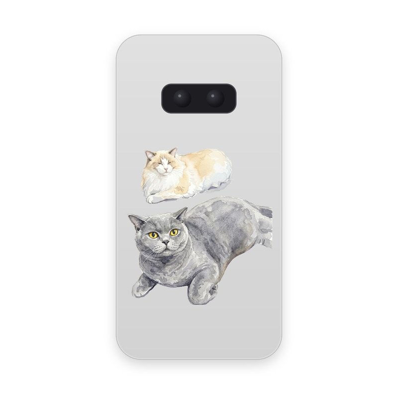 Samsung Galaxy S10e用ペット写真スマホケースの作例